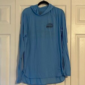 Light Blue Long Sleeve Hoodie